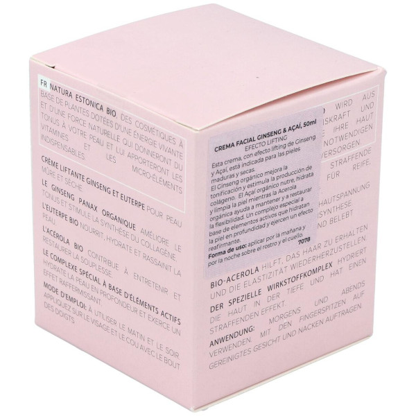 Crema Facial Ginseng-Acai 50Ml. Bio