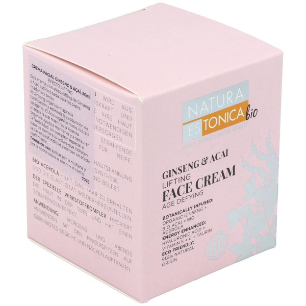 Crema Facial Ginseng-Acai 50Ml. Bio