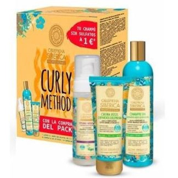 Oblepikha Set Curly Champu+Gel Rizos+Espuma 170Ml