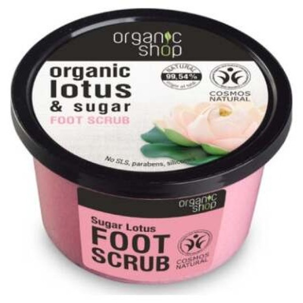 Organic Shop Exfoliante Para Pies Azúcar De Loto 250Ml