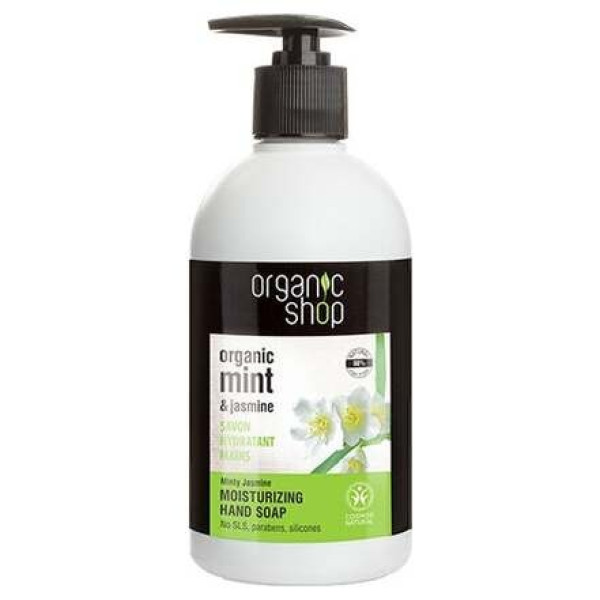 Organic Shop Jabón De Manos Hidratante Jazmín Mentolado 500Ml