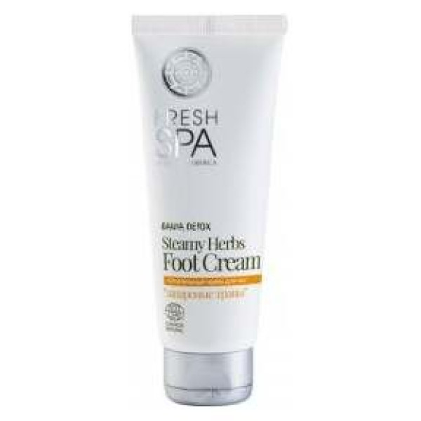 Natura Siberica Bania Fresh Spa - Crema Para Pies Steamy Herbs, Nutritiva 75 Ml