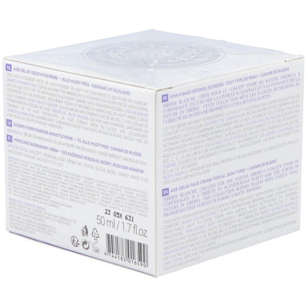 Natura Siberica Crema Facial Anti-Age Caviar De Rusia 50 Ml