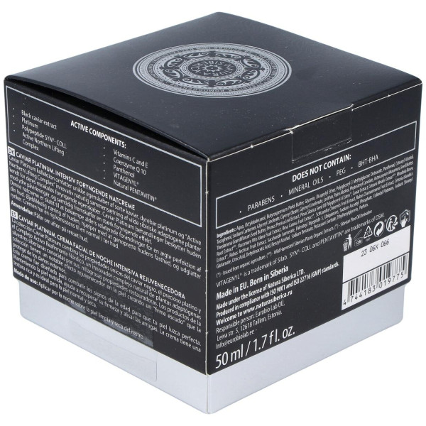 Natura Siberica Caviar Platinum Crema De Noche Rejuvenecimiento Intensivo 50Ml