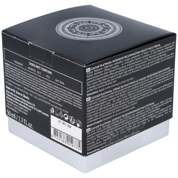 Natura Siberica Caviar Platinum Crema De Noche Rejuvenecimiento Intensivo 50Ml