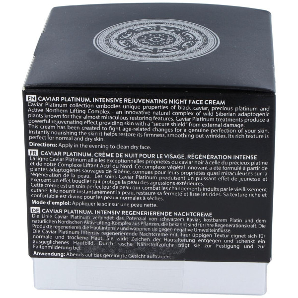 Natura Siberica Caviar Platinum Crema De Noche Rejuvenecimiento Intensivo 50Ml