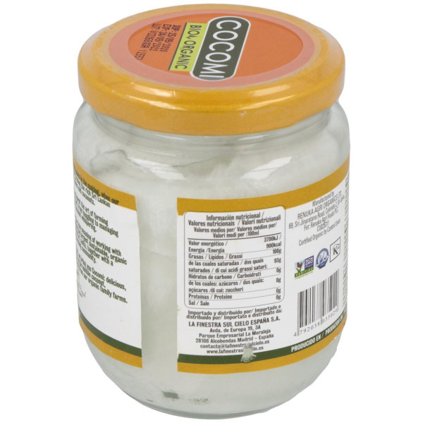 Aceite De Coco Virgen 225Ml Bio