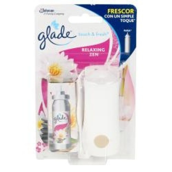 Glade Un Toque Ambientador Aparato Relax Zen 10Ml