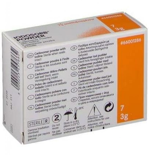 Iodosorb Polvo Esteril 7 Sobres 3 Gr