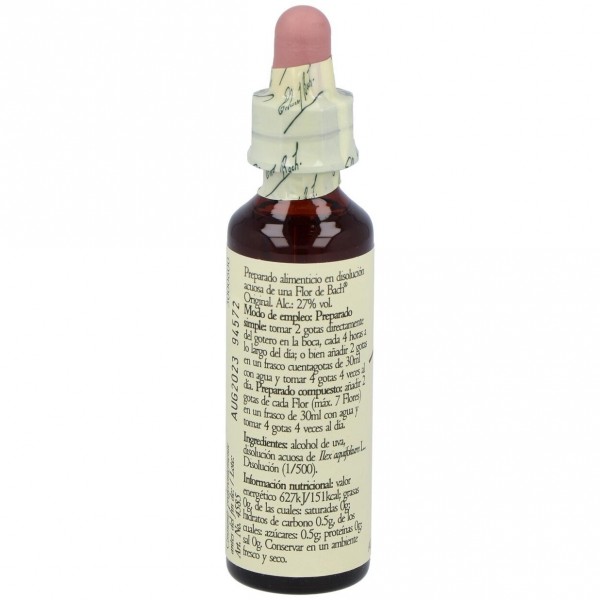 Flores De Bach (15) Holly 20 Ml