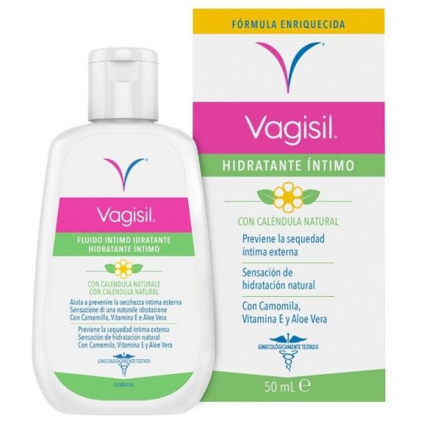 Vagisil Hidratante Íntimo Con Camomila Y Aloe Vera, 50 Ml
