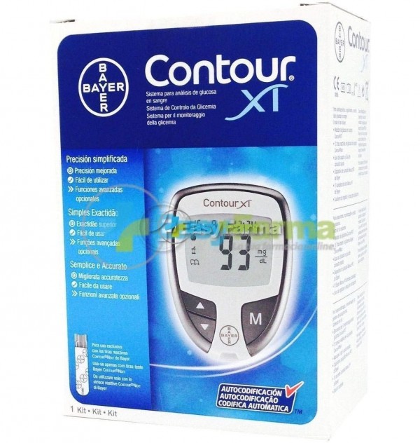 Glucometro Sistema Analisis Glucosa En Sangre - Contour Xt