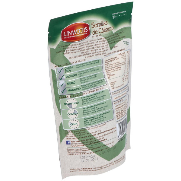 Semillas De Cañamo Peladas 225Gr.