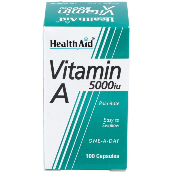 Vit A 5000Ui Con Vit D 400Ui 100Cap. Health Aid