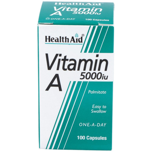 Vit A 5000Ui Con Vit D 400Ui 100Cap. Health Aid