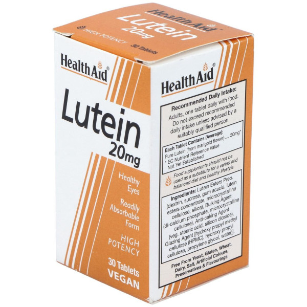 Healthaid Luteina 20Mg 30 Tabletas