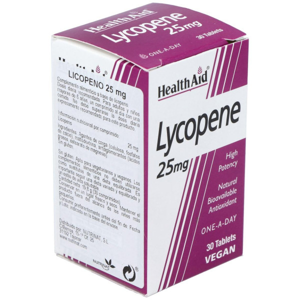 Licopeno 25Mg. 30Comp. Health Aid