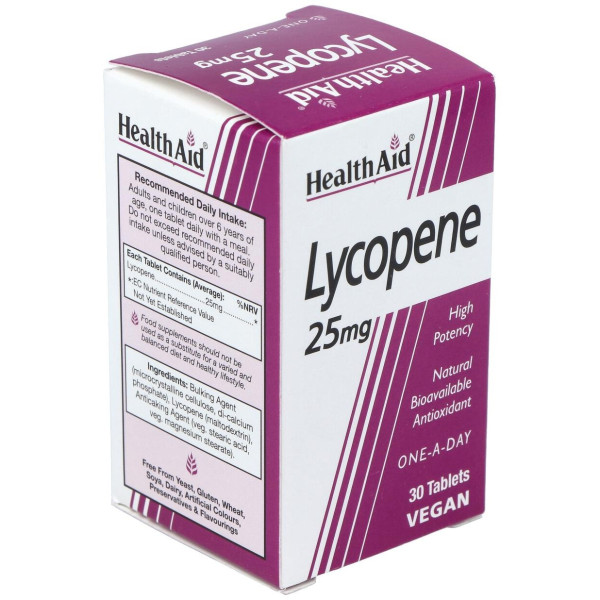 Licopeno 25Mg. 30Comp. Health Aid