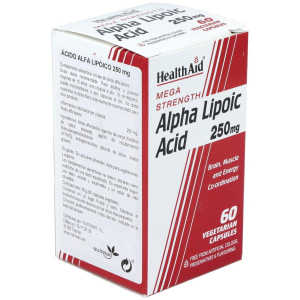 Acido Alphalipoico 60Cap. Health Aid