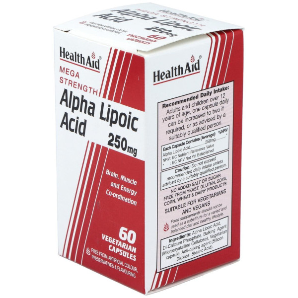 Acido Alphalipoico 60Cap. Health Aid