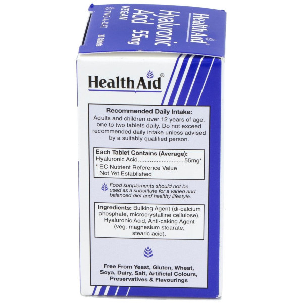 Acido Hialuronico 55Mg. 30Comp. Health Aid