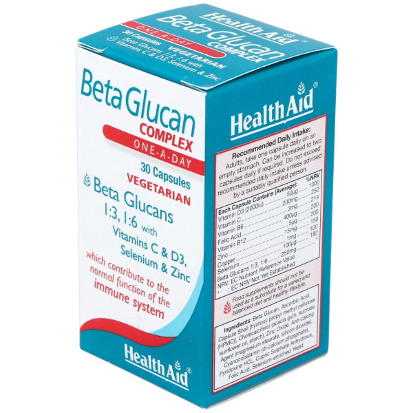 Health Aid Betaglucan Complex 30Caps