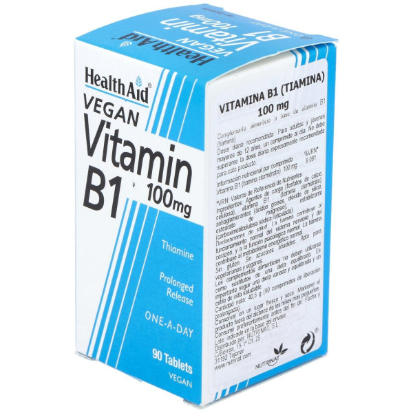Health Aid Vitamina B1 100Mg 90 Tabletas