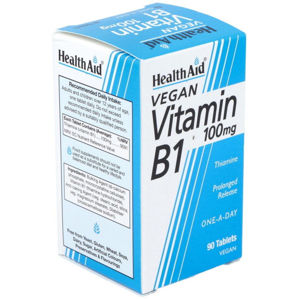 Health Aid Vitamina B1 100Mg 90 Tabletas