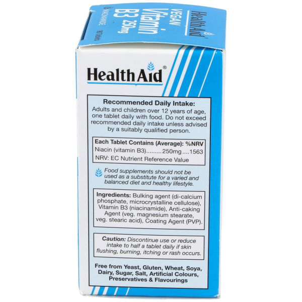 Healthaid Vitamina B3 (Niacinamida) 250Mg 90Comp