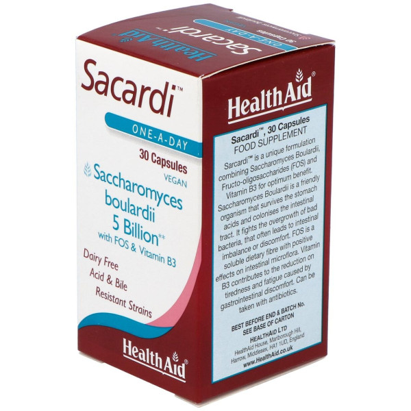 Sacardi (Saccharomyces Boulardii) 30Vcaps.