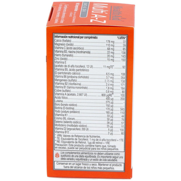 Multivit Y Minerals A To Z 90Comp. Health Aid