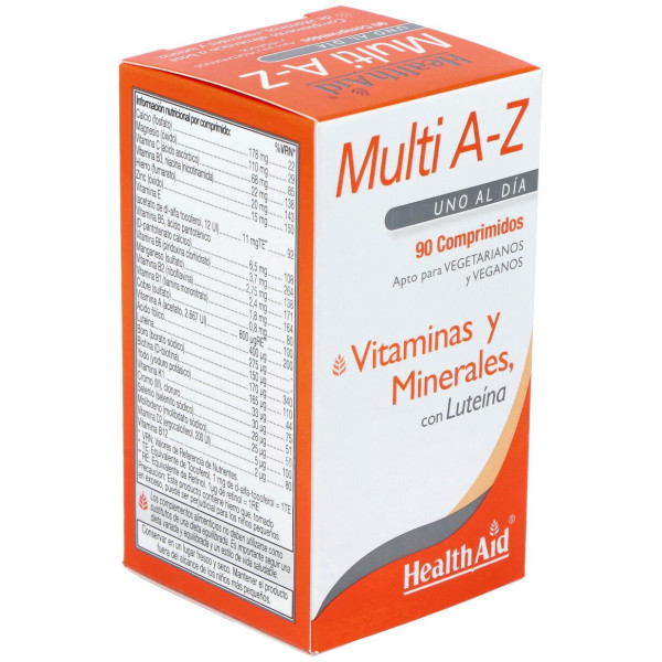 Multivit Y Minerals A To Z 90Comp. Health Aid