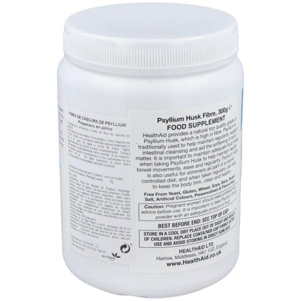 Fibra De Cascara Psyllium 300Gr. Health Aid