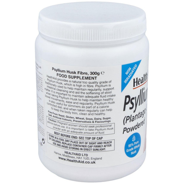 Fibra De Cascara Psyllium 300Gr. Health Aid