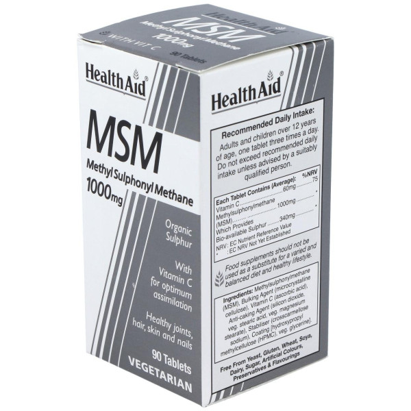Msm Metilsulfonilmetano 1000Mg. 90Comp.