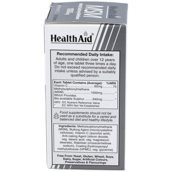 Msm Metilsulfonilmetano 1000Mg. 90Comp.