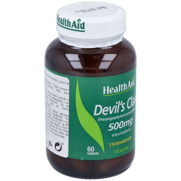 Healthaid Harpagofito Harpagophytum Procumbens 500Mg 60Caps