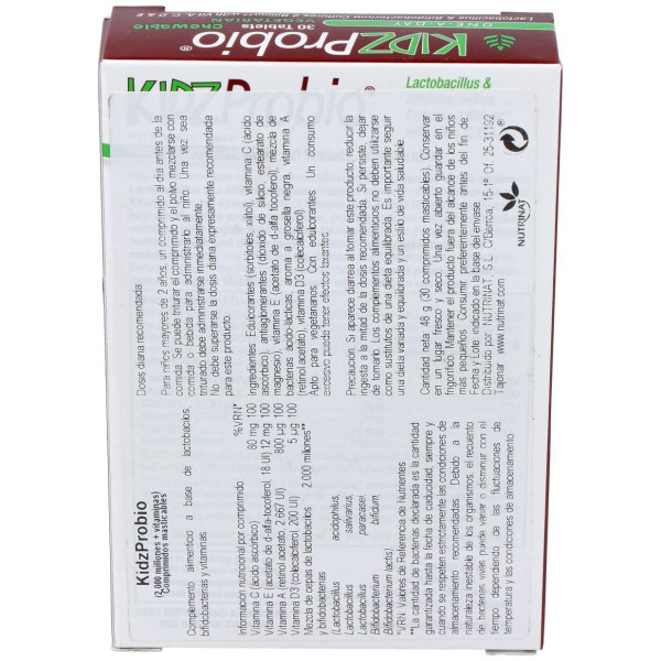Kidzprobio 2000Millones Y Vitaminas 30Comp. Health