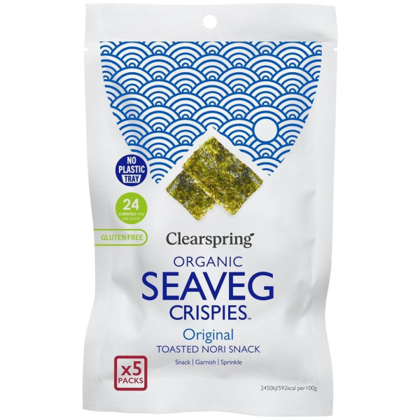 Clearspring Alga Nori Tostada Multipack Snack 5X4G