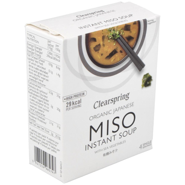 Sopa De Miso Y Algas Instantanea 4Sbrs.