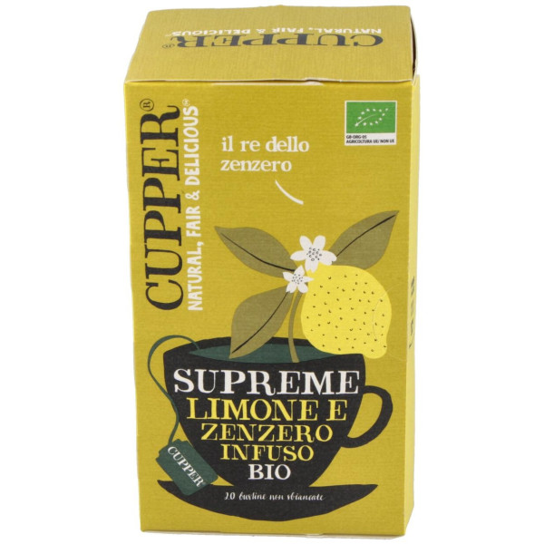 Limon Y Jengibre Infusion 20 Bolsitas.Bio