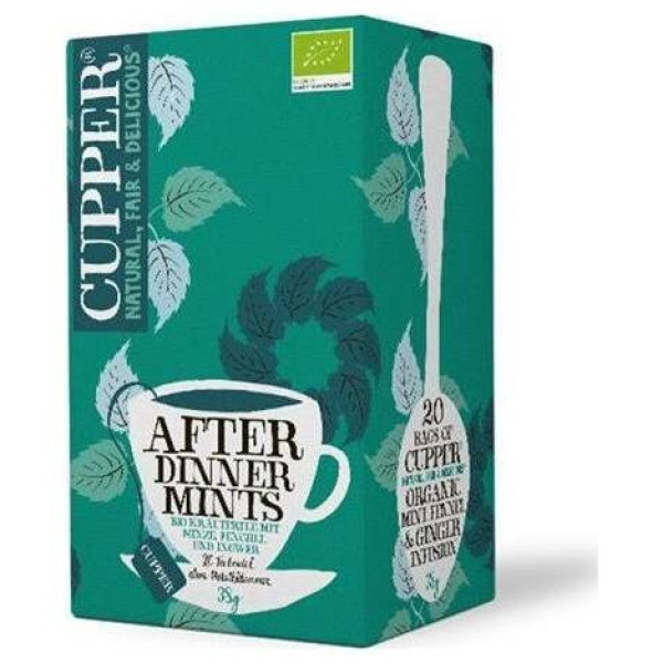 Cupper After Dinner Mint Bio Infusion 20Uds