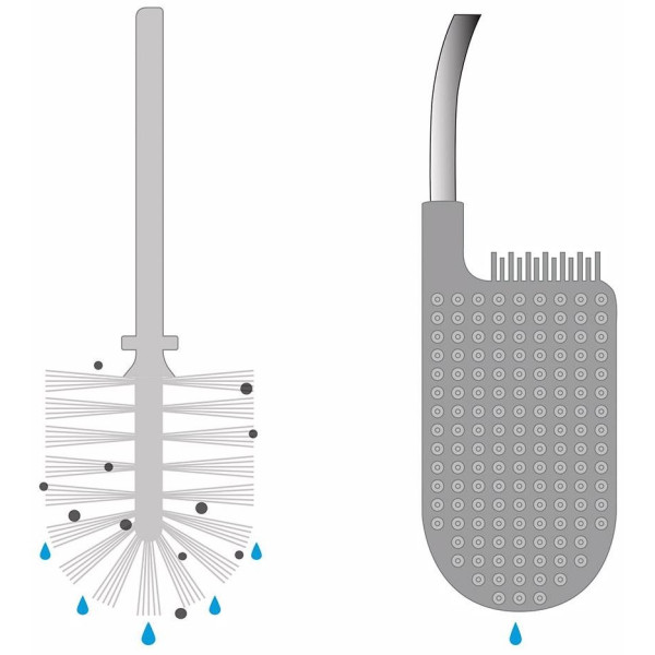 Flex Lite Toilet Brush 1 U