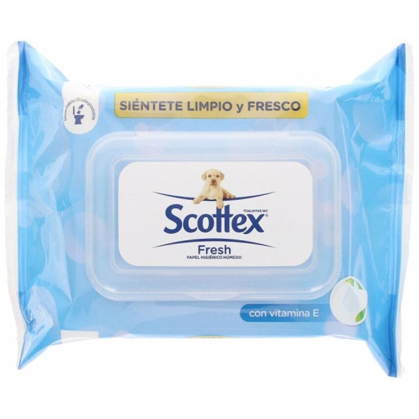 Scottex Papel Higiénico Húmedo Original 74Uds