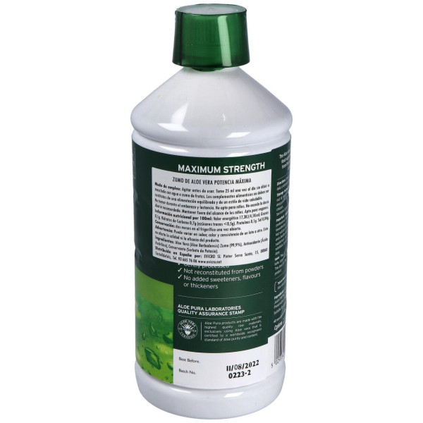 Aloe Pura Zumo Aloe Vera Potencia Max 1L