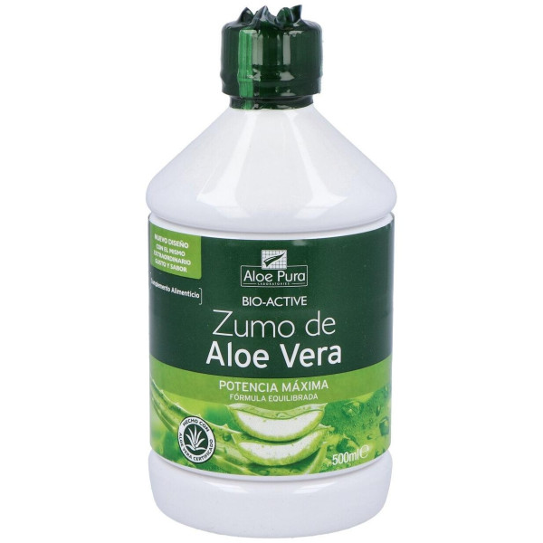 Aloe Pura Jugo Aloe Vera Fuerza Máxima 500Ml