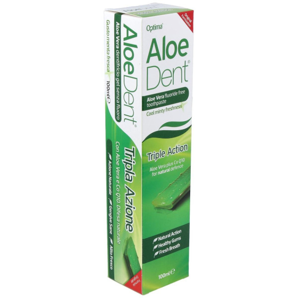Aloedent Aloe Vera Triple Accion Dentifrico 100Ml.