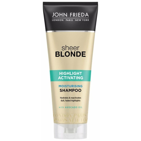 John Frieda Sheer Blonde Champú Hidratante Activador Reflejos 250Ml