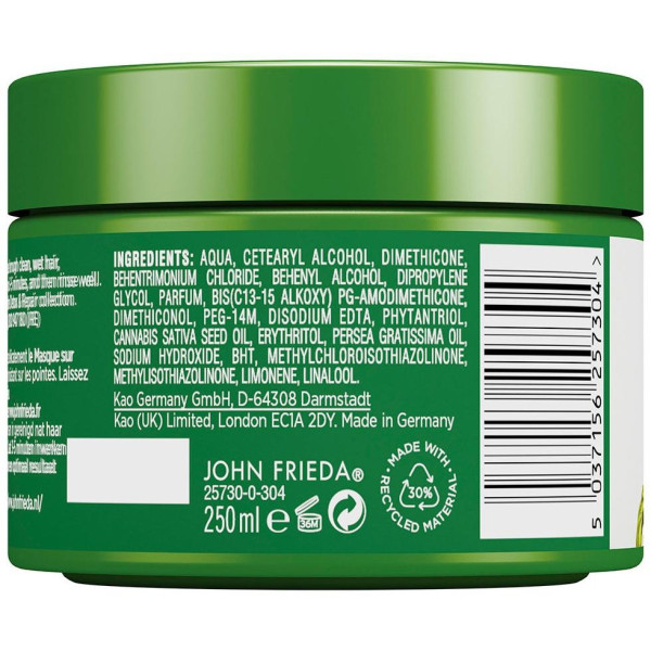 John Frieda Detox Repair Mascarilla Cabello Seco 250Ml