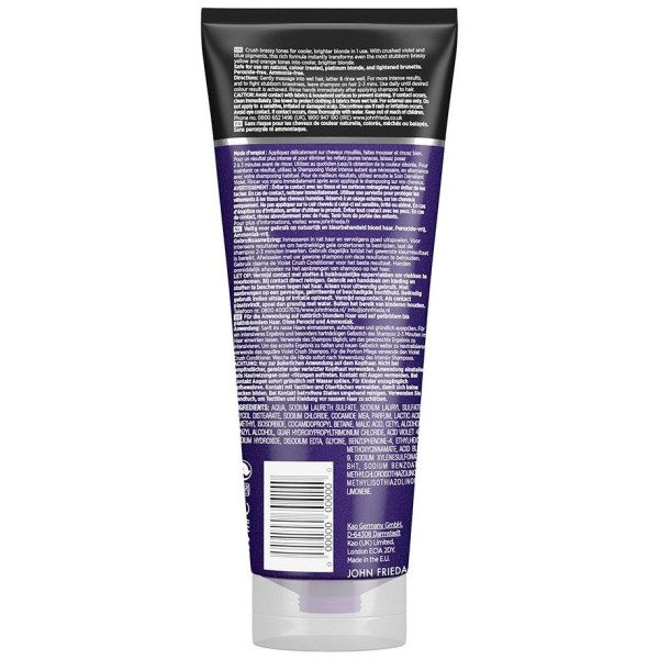 John Frieda Violet Crush For Blondes Intensive Shampoo 250Ml